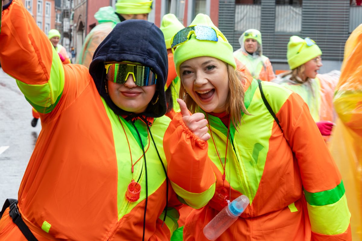 Rosenmontagszug in Eupen