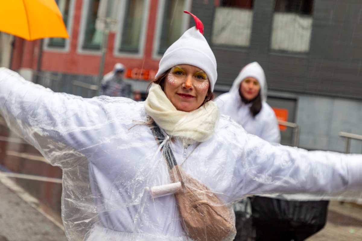 Rosenmontagszug in Eupen