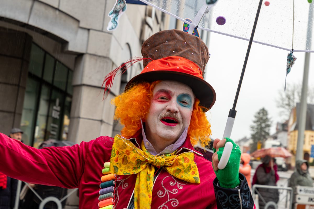 Rosenmontagszug in Eupen
