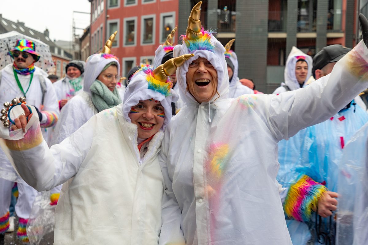 Rosenmontagszug in Eupen