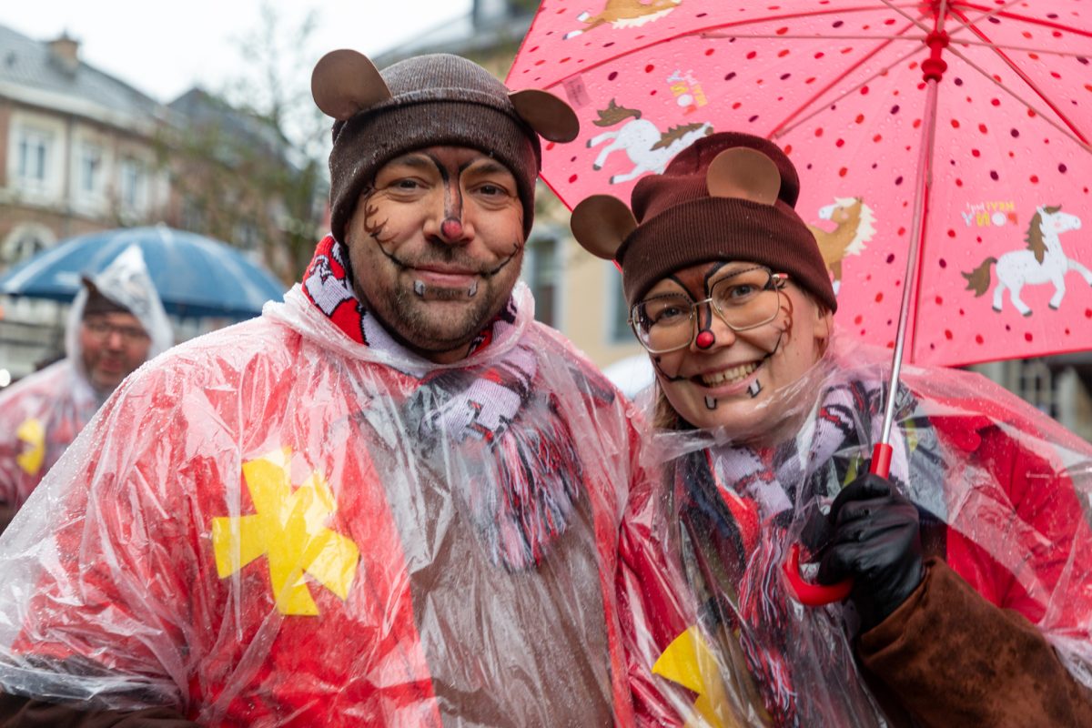 Rosenmontagszug in Eupen