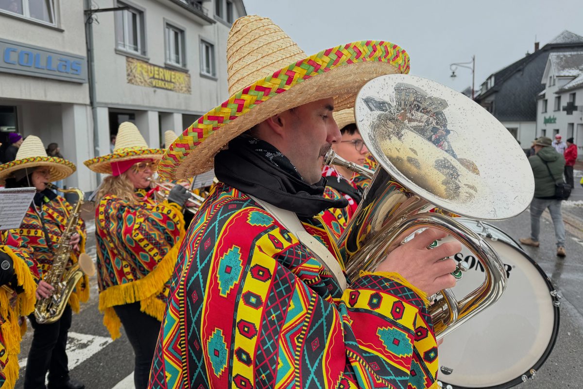 Rosenmontagszug in Büllingen