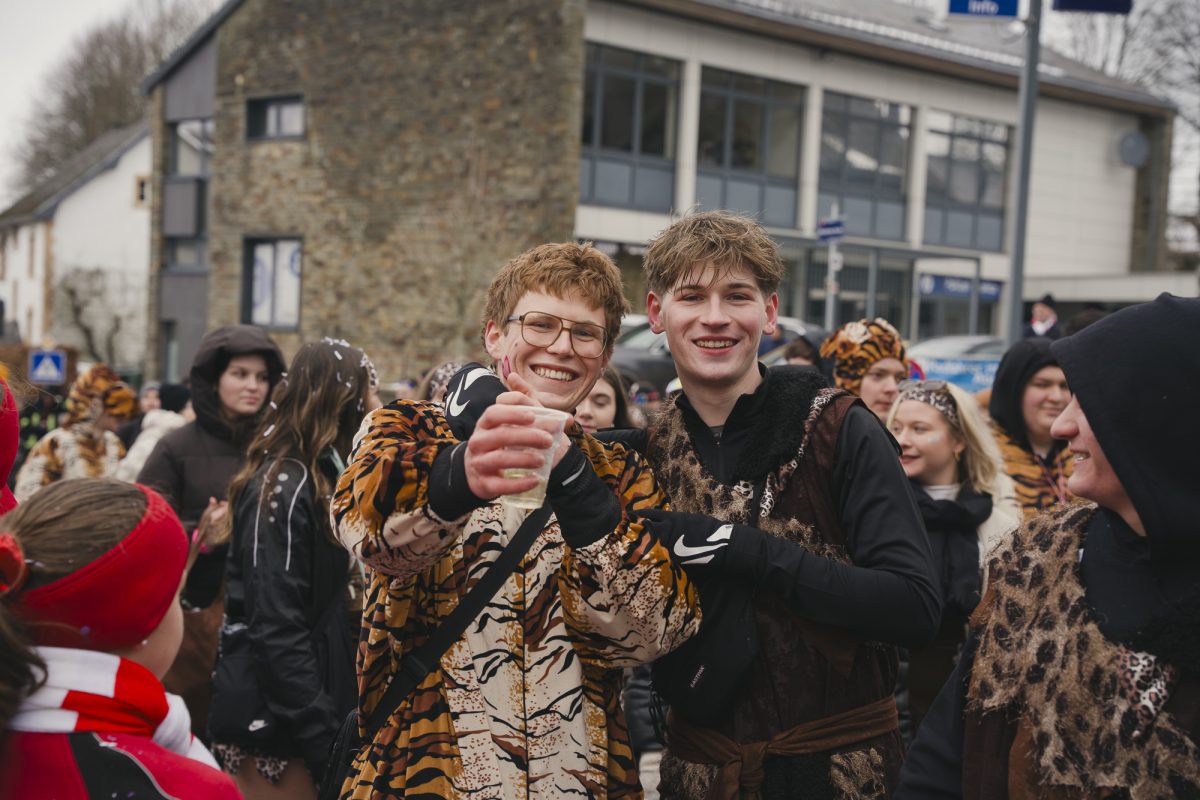 Rosenmontagszug in Bütgenbach 2026