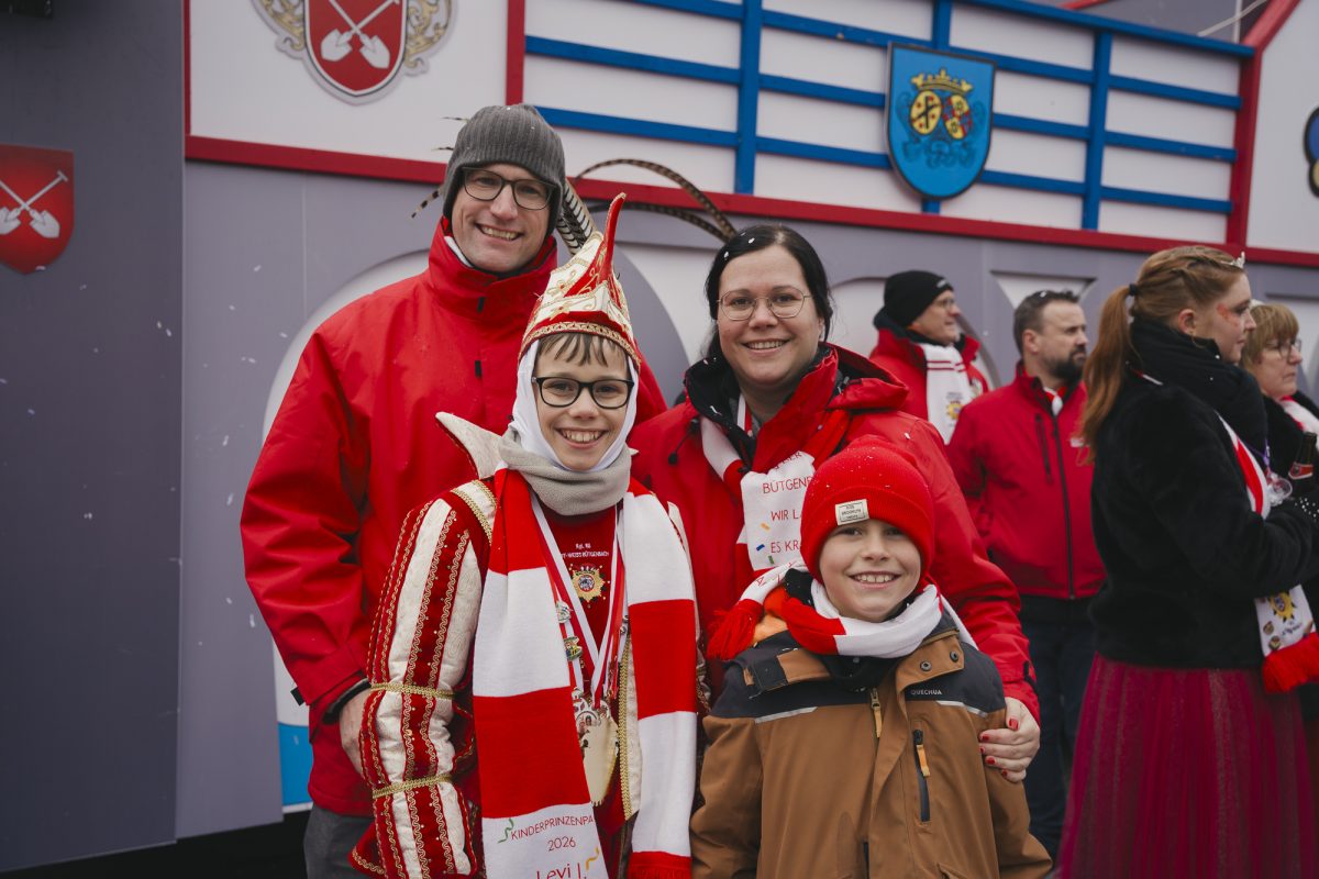 Rosenmontagszug in Bütgenbach 2026