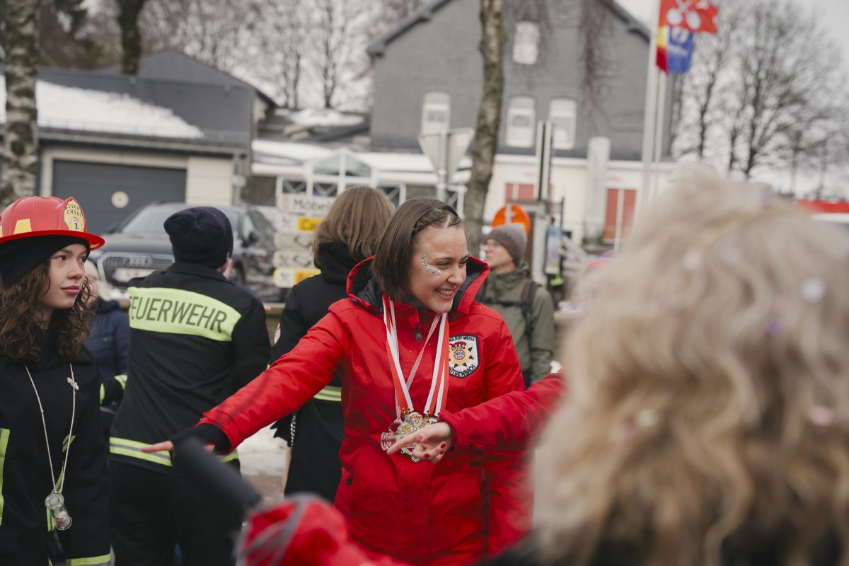 Rosenmontagszug in Bütgenbach 2026