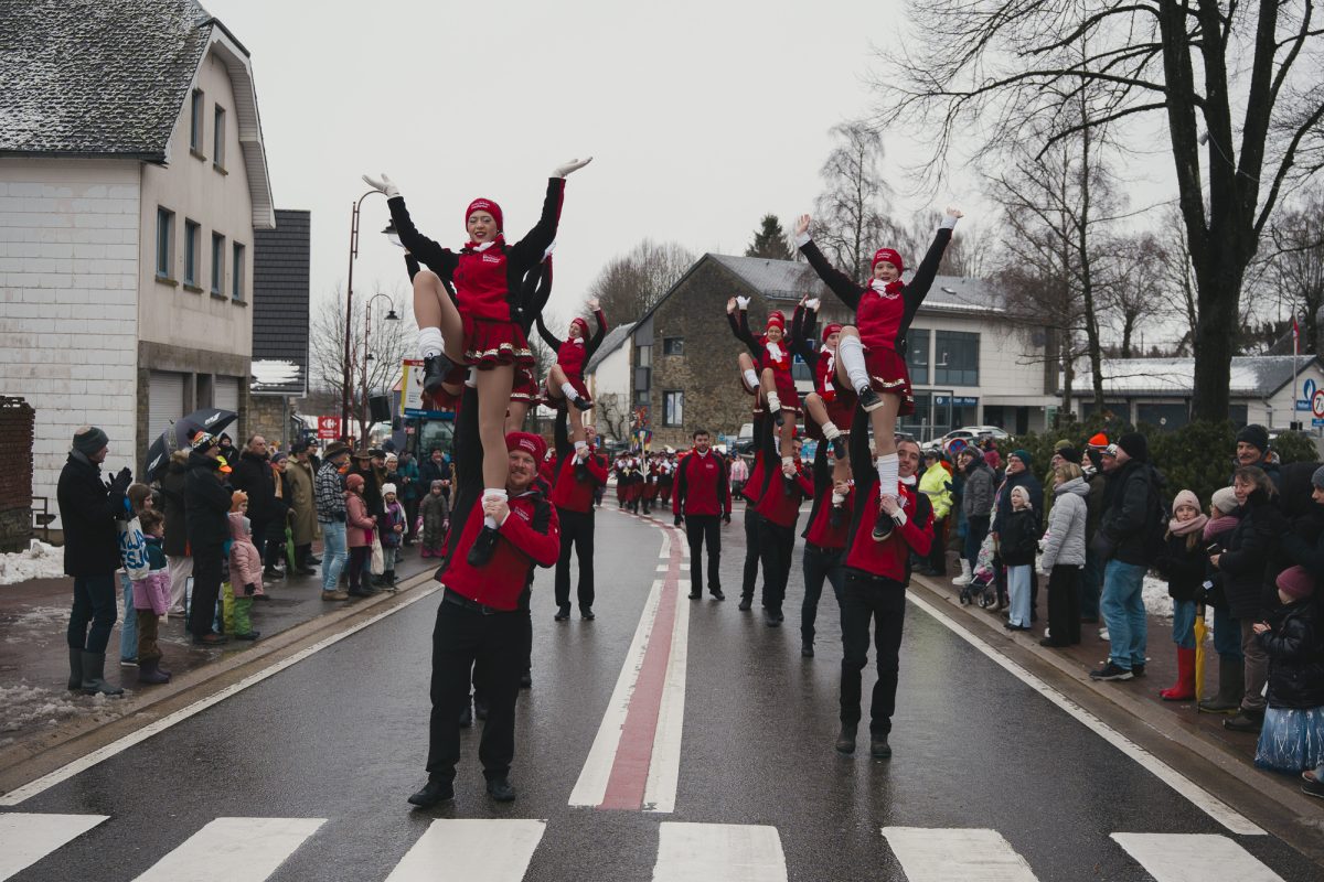 Rosenmontagszug in Bütgenbach 2026