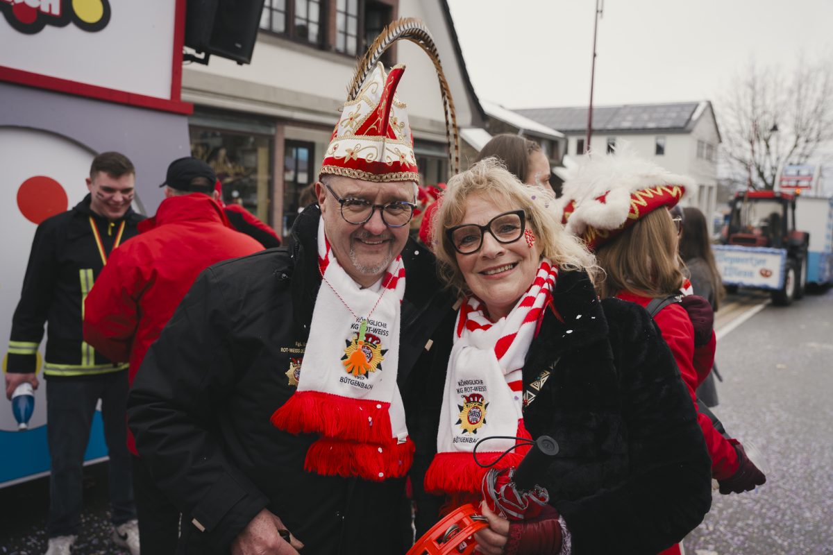 Rosenmontagszug in Bütgenbach 2026