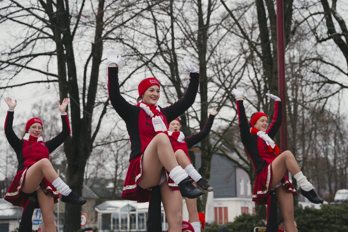 Rosenmontagszug in Bütgenbach 2026