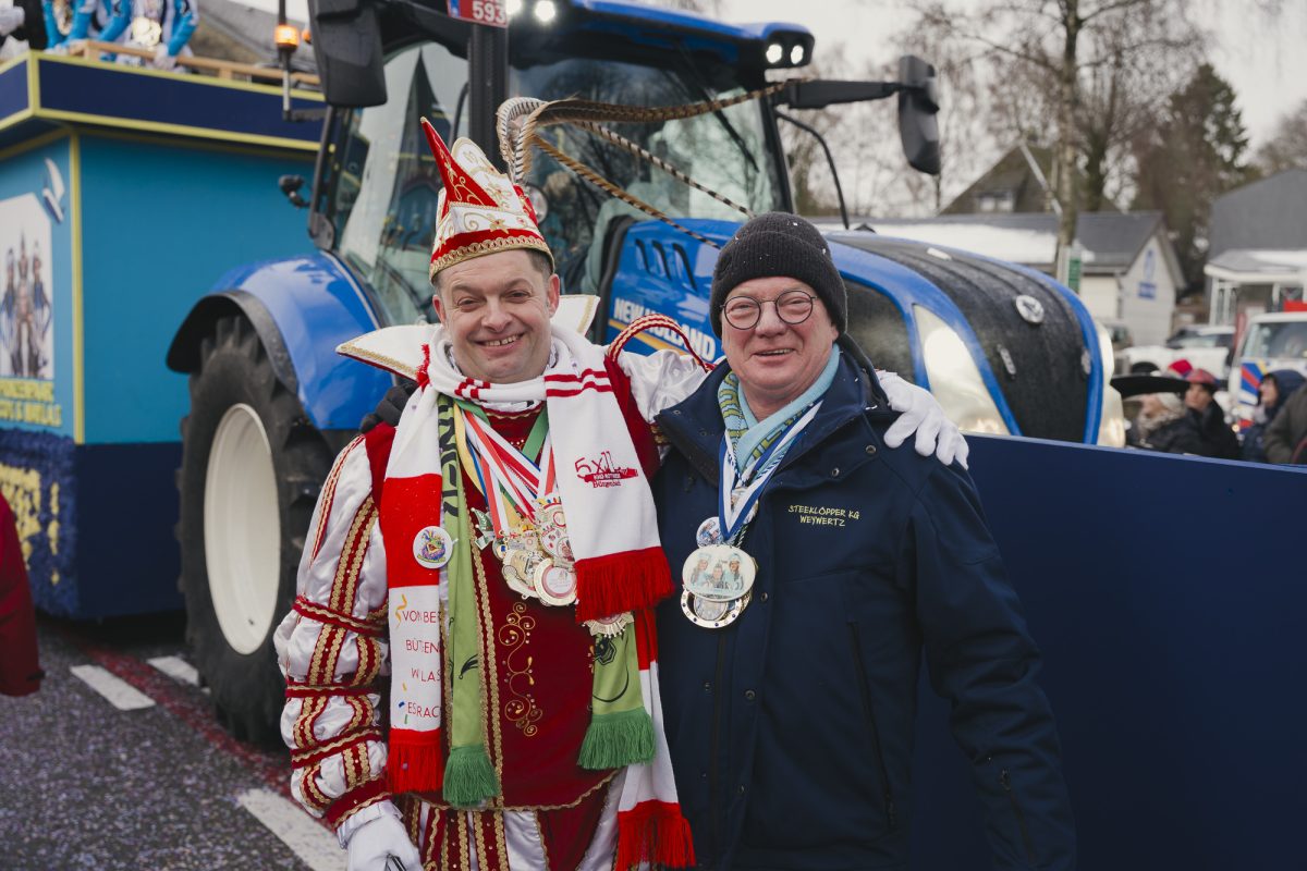 Rosenmontagszug in Bütgenbach 2026
