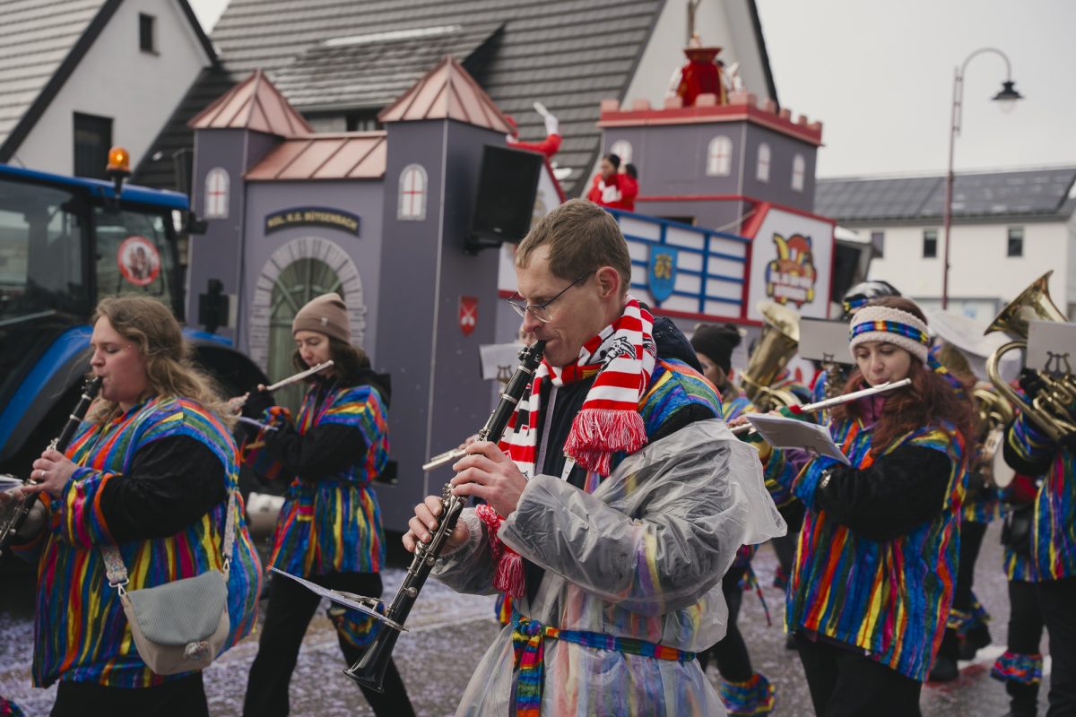 Rosenmontagszug in Bütgenbach 2026