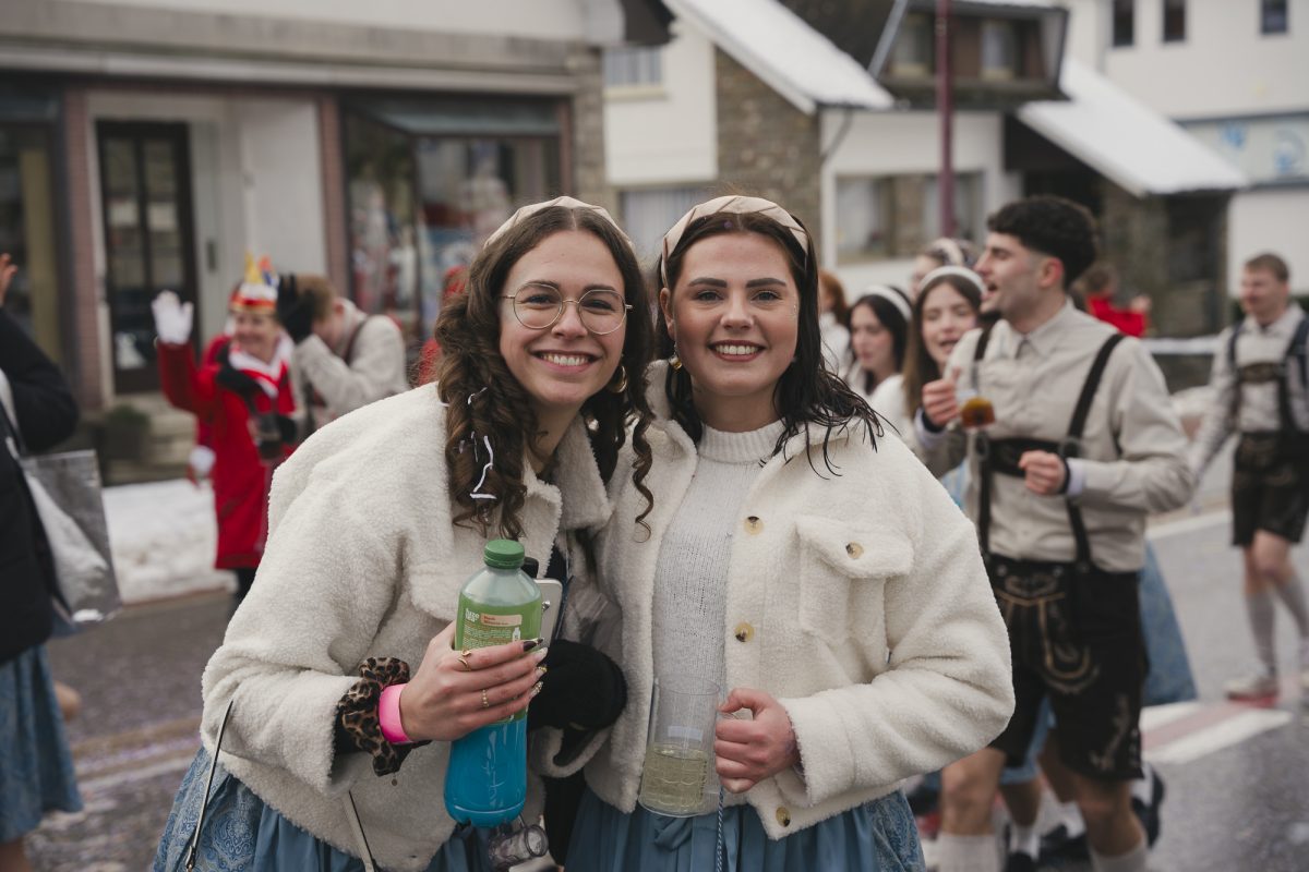 Rosenmontagszug in Bütgenbach 2026
