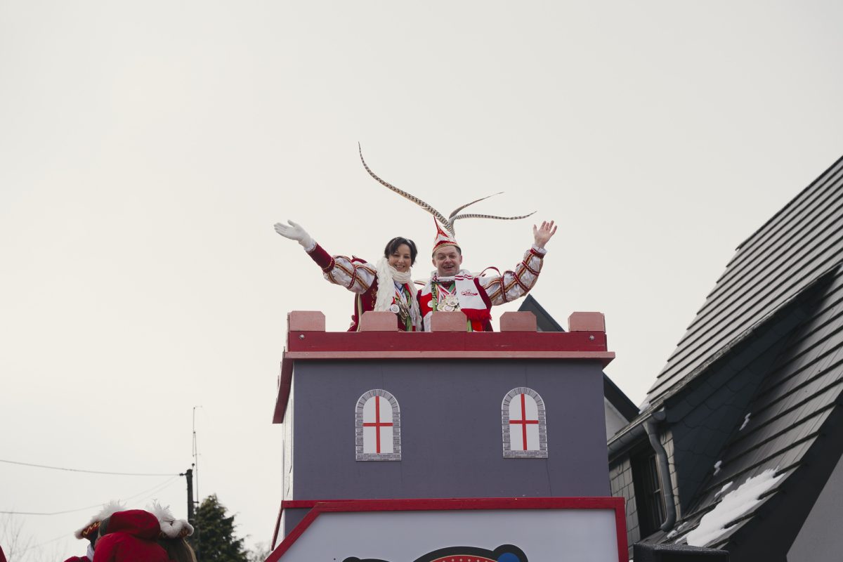 Rosenmontagszug in Bütgenbach 2026