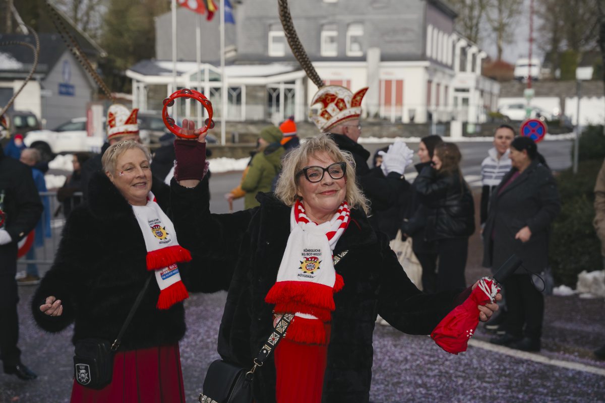 Rosenmontagszug in Bütgenbach 2026