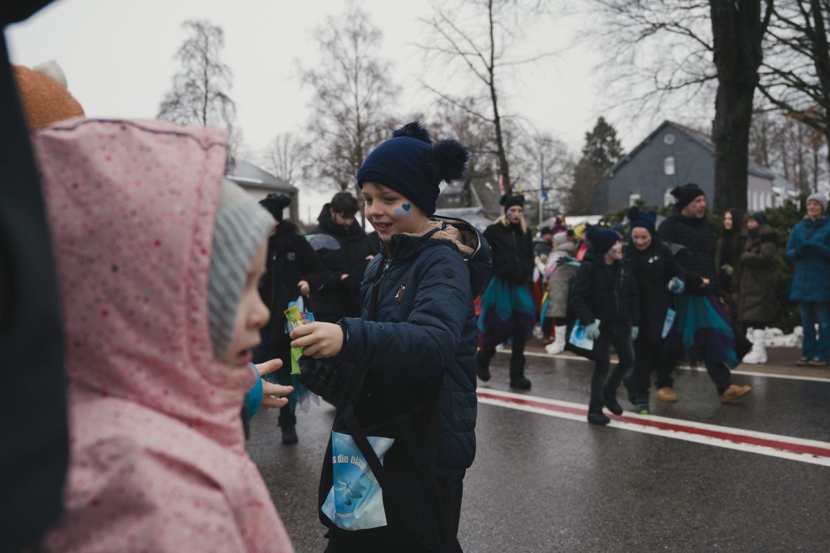 Rosenmontagszug in Bütgenbach 2026
