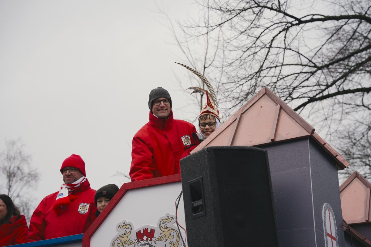 Rosenmontagszug in Bütgenbach 2026