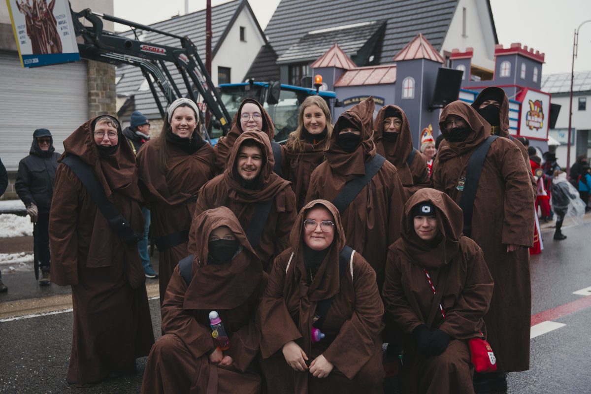 Rosenmontagszug in Bütgenbach 2026