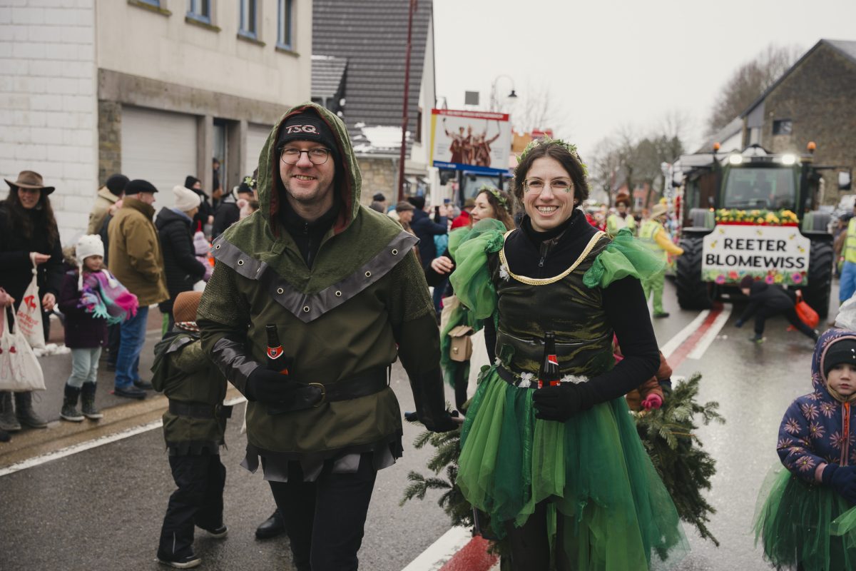 Rosenmontagszug in Bütgenbach 2026