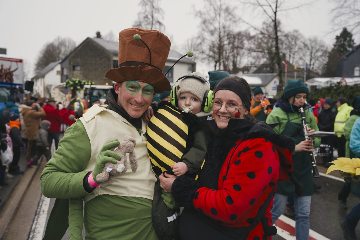Rosenmontagszug in Bütgenbach 2026