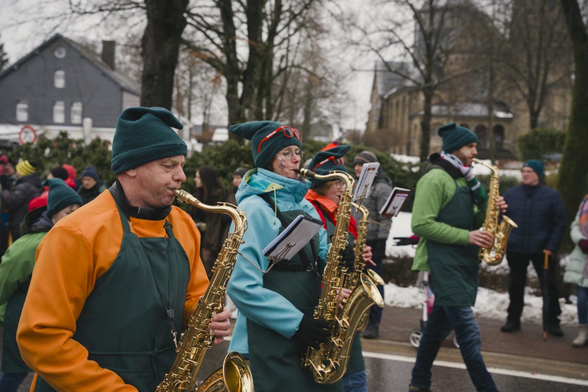 Rosenmontagszug in Bütgenbach 2026