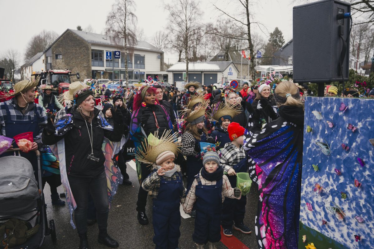 Rosenmontagszug in Bütgenbach 2026