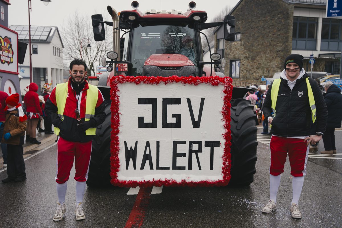 Rosenmontagszug in Bütgenbach 2026