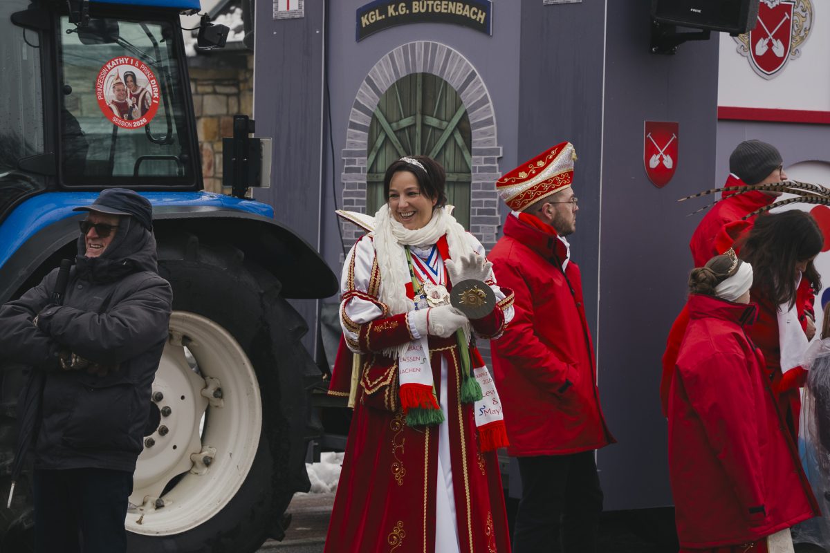 Rosenmontagszug in Bütgenbach 2026