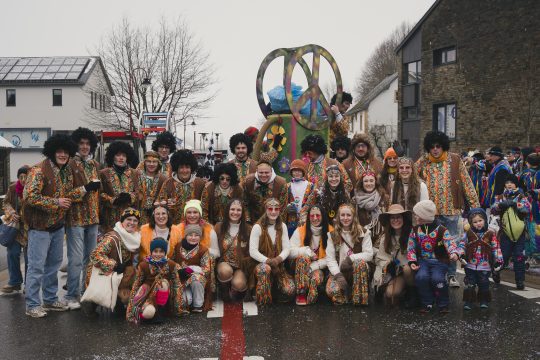 Rosenmontagszug in Bütgenbach 2026