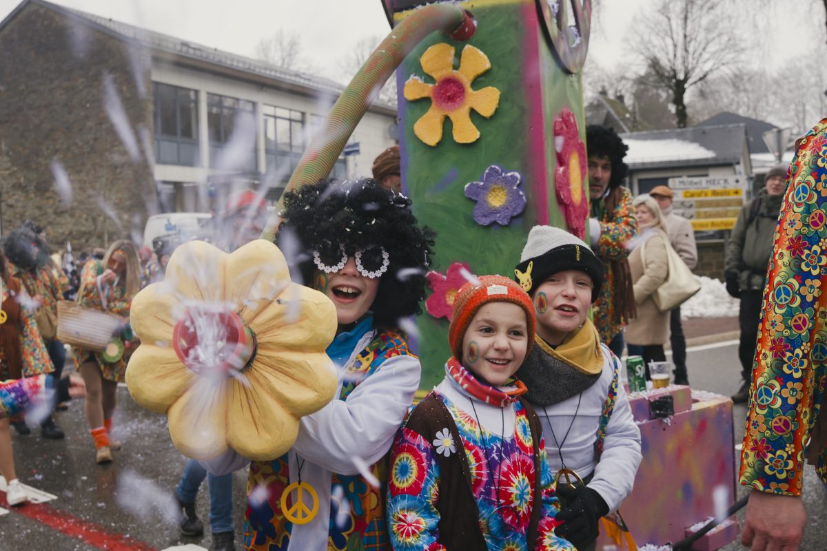 Rosenmontagszug in Bütgenbach 2026
