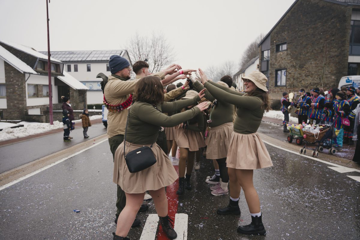 Rosenmontagszug in Bütgenbach 2026