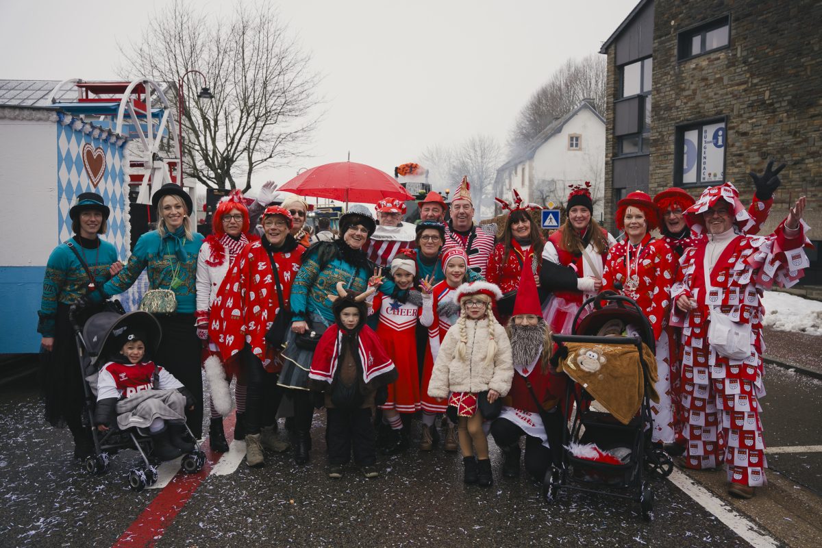Rosenmontagszug in Bütgenbach 2026