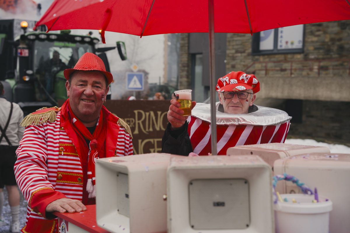 Rosenmontagszug in Bütgenbach 2026