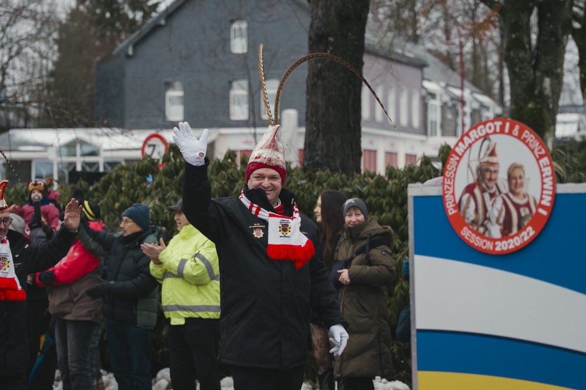 Rosenmontagszug in Bütgenbach 2026