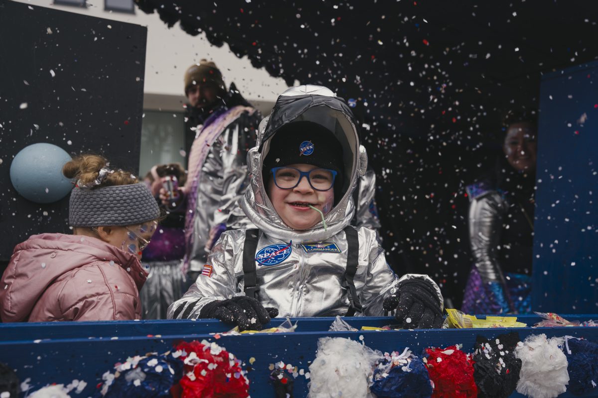 Rosenmontagszug in Bütgenbach 2026