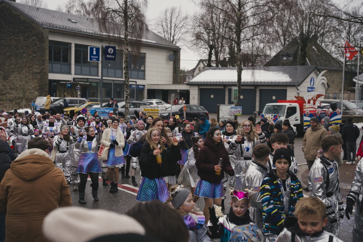 Rosenmontagszug in Bütgenbach 2026