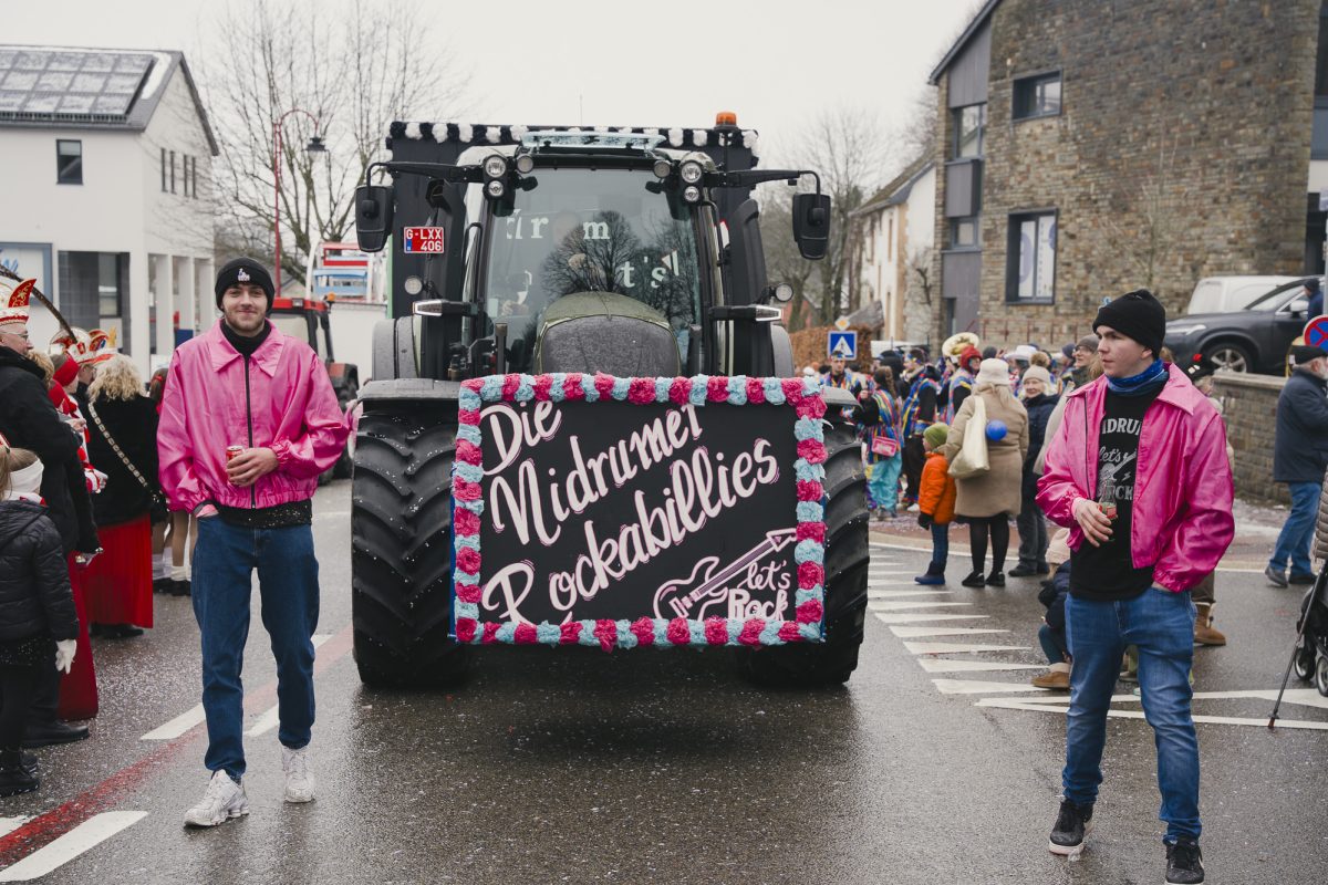 Rosenmontagszug in Bütgenbach 2026