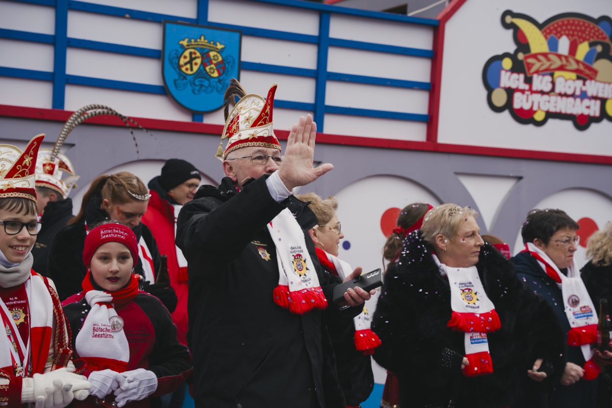 Rosenmontagszug in Bütgenbach 2026