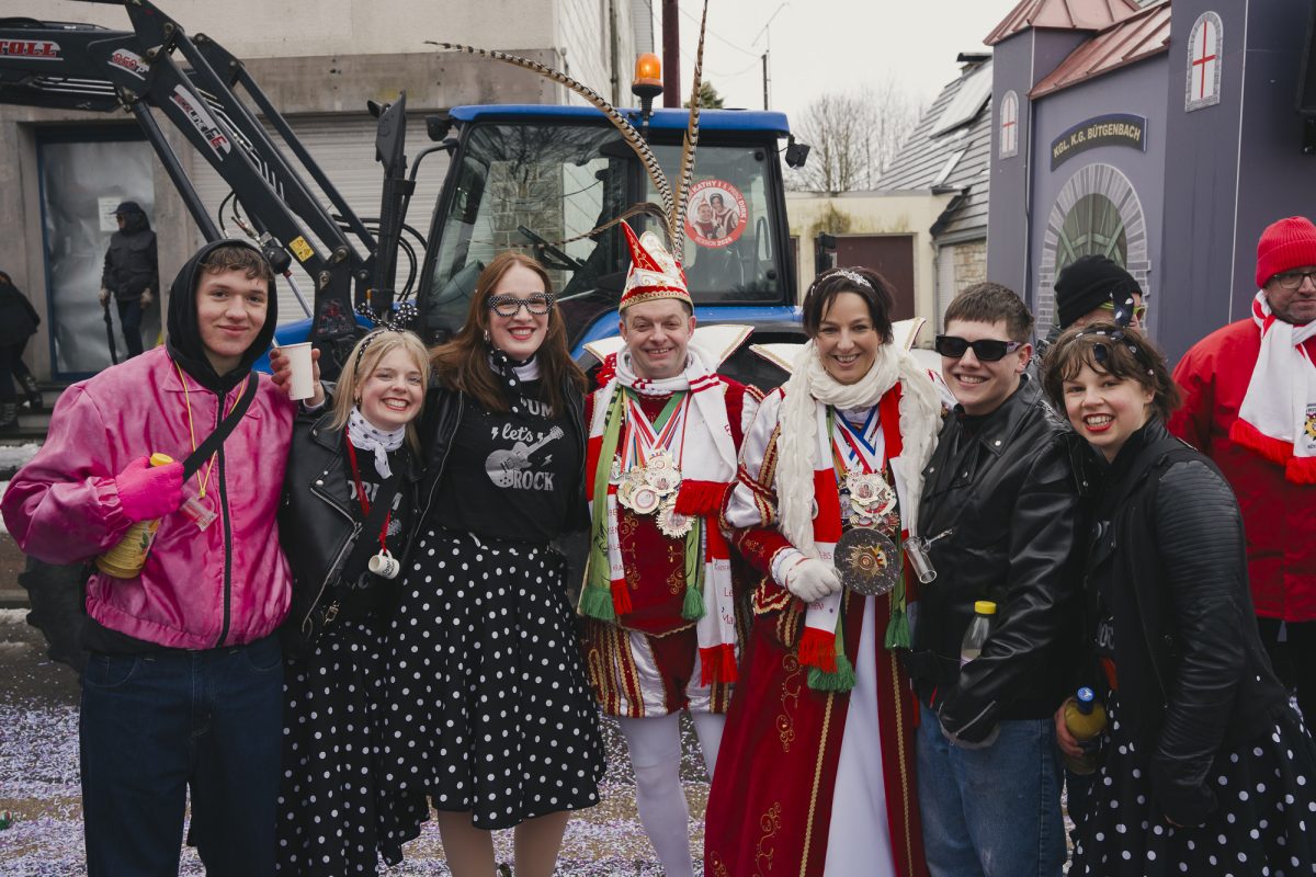 Rosenmontagszug in Bütgenbach 2026