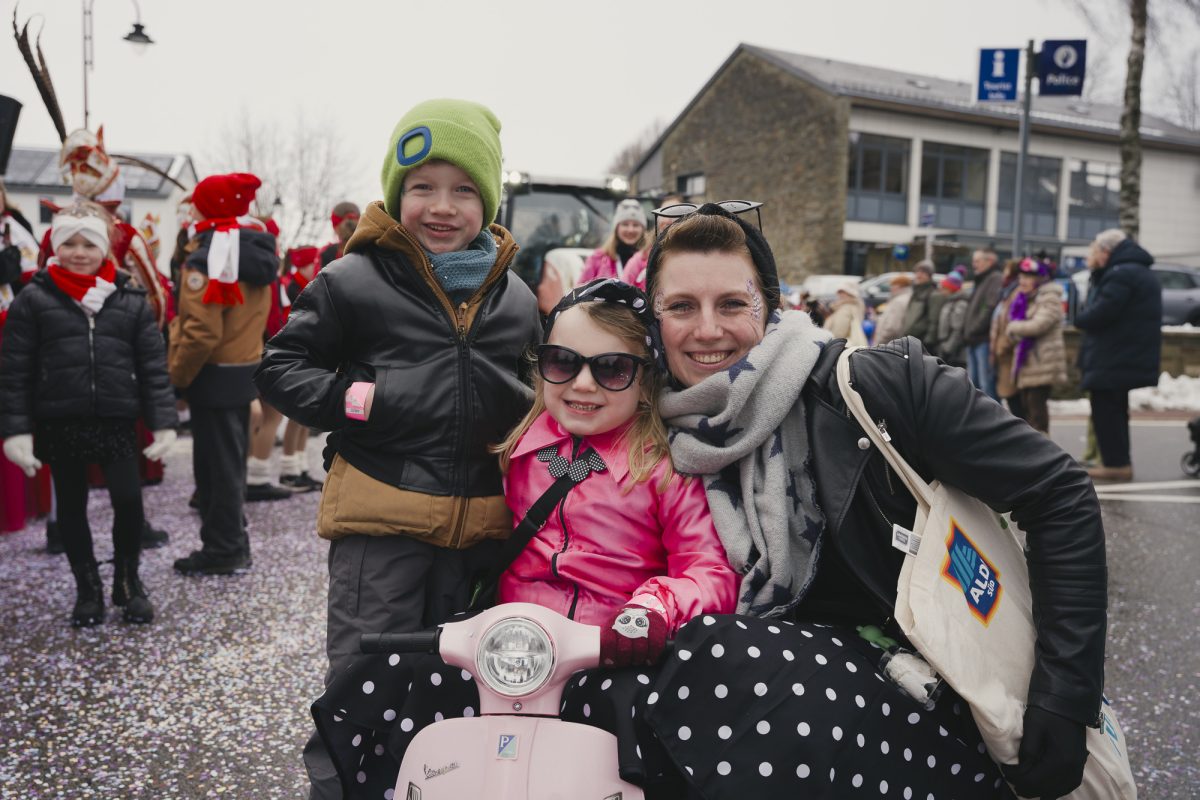 Rosenmontagszug in Bütgenbach 2026