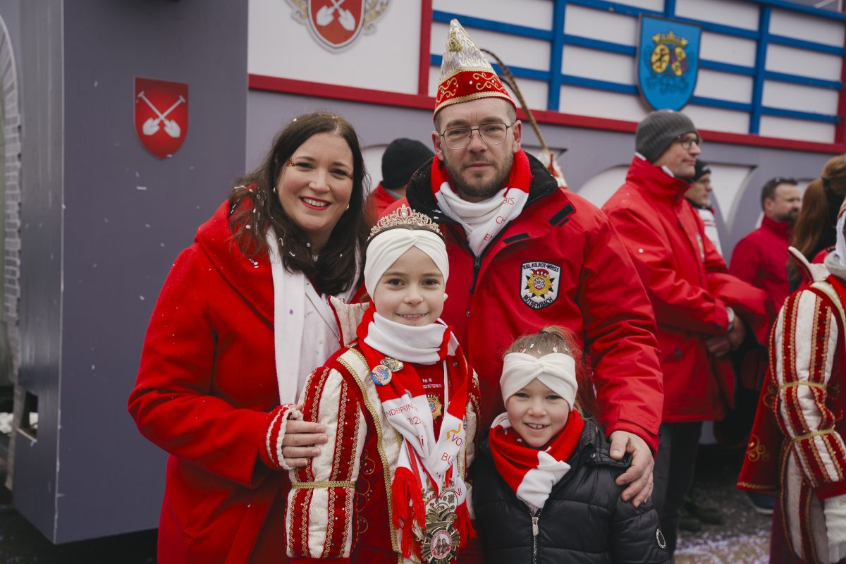 Rosenmontagszug in Bütgenbach 2026
