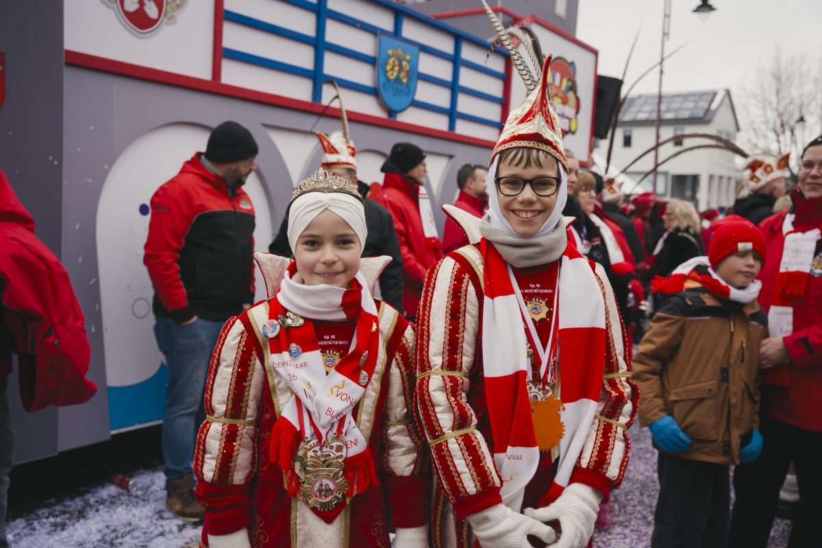 Rosenmontagszug in Bütgenbach 2026