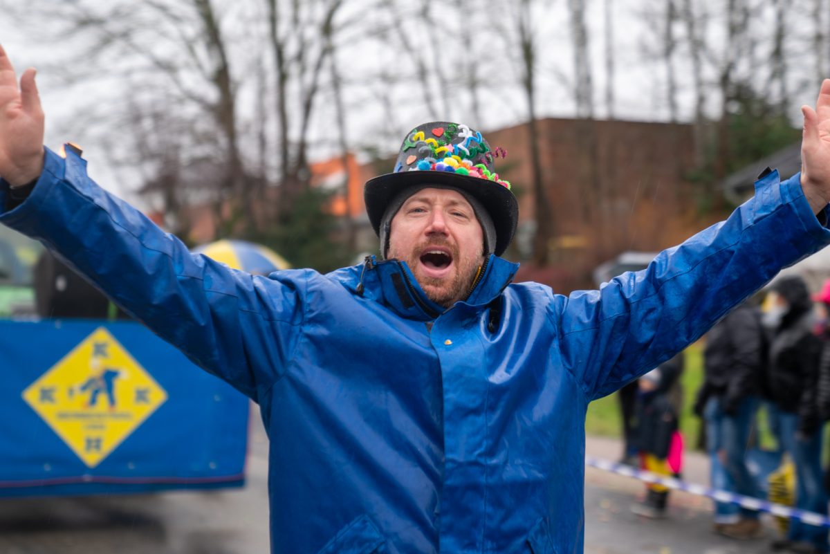 Rosenmontagszug in Kelmis 2026