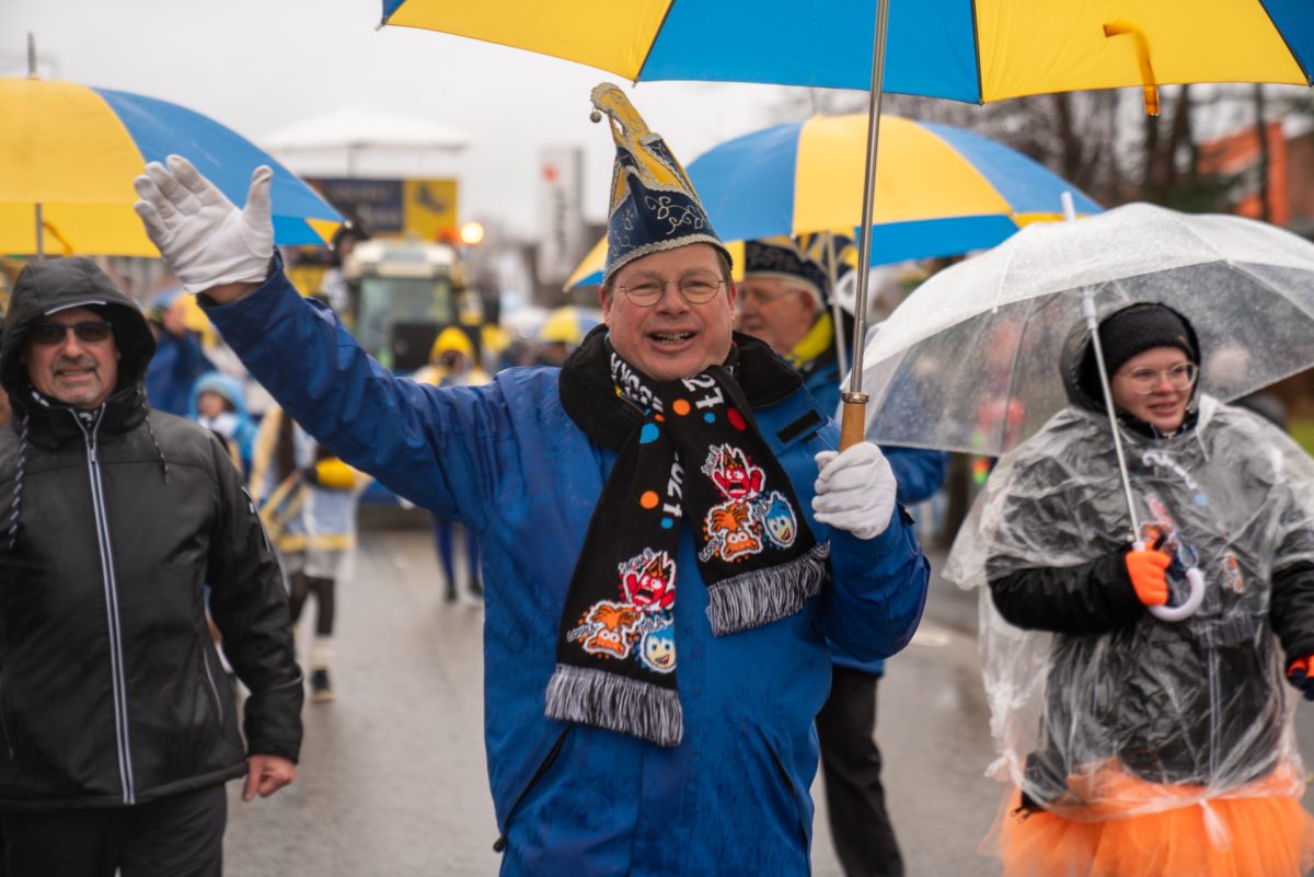 Rosenmontagszug in Kelmis 2026