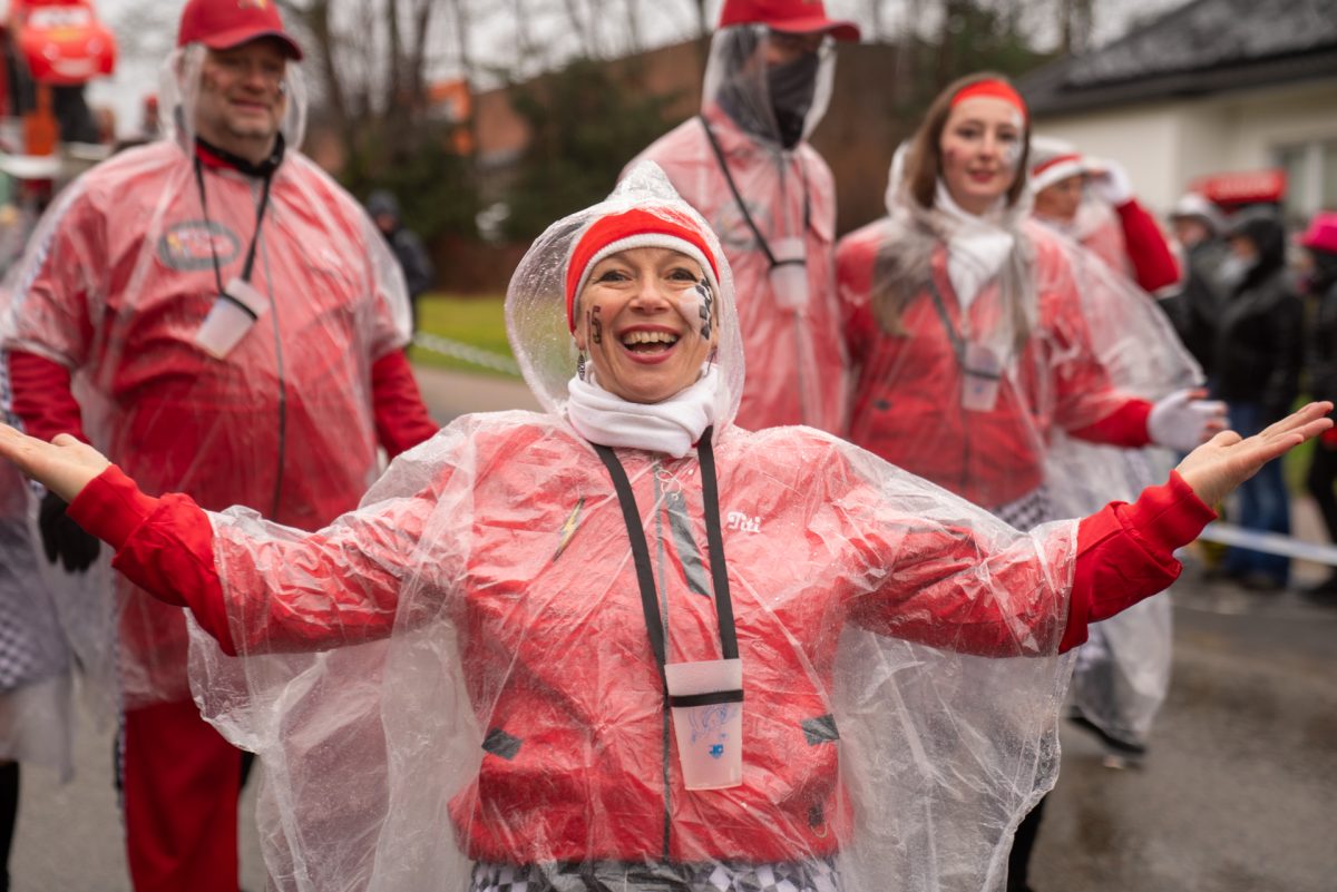 Rosenmontagszug in Kelmis 2026