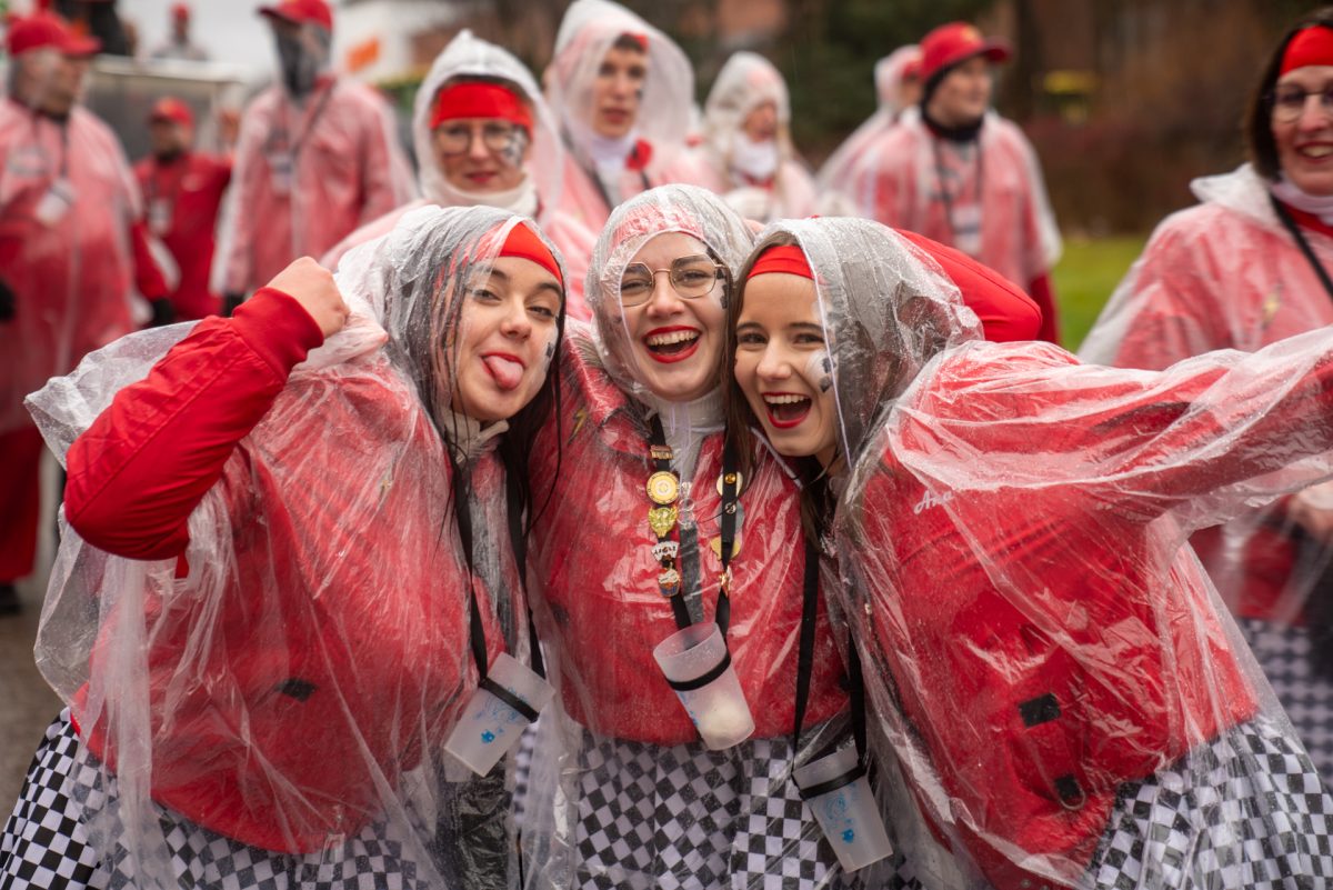 Rosenmontagszug in Kelmis 2026
