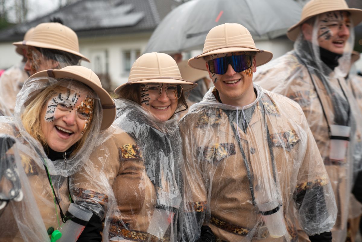 Rosenmontagszug in Kelmis 2026