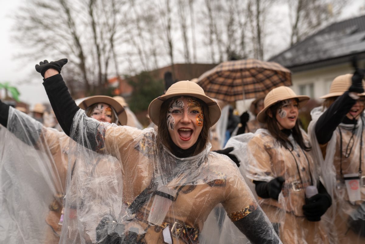 Rosenmontagszug in Kelmis 2026