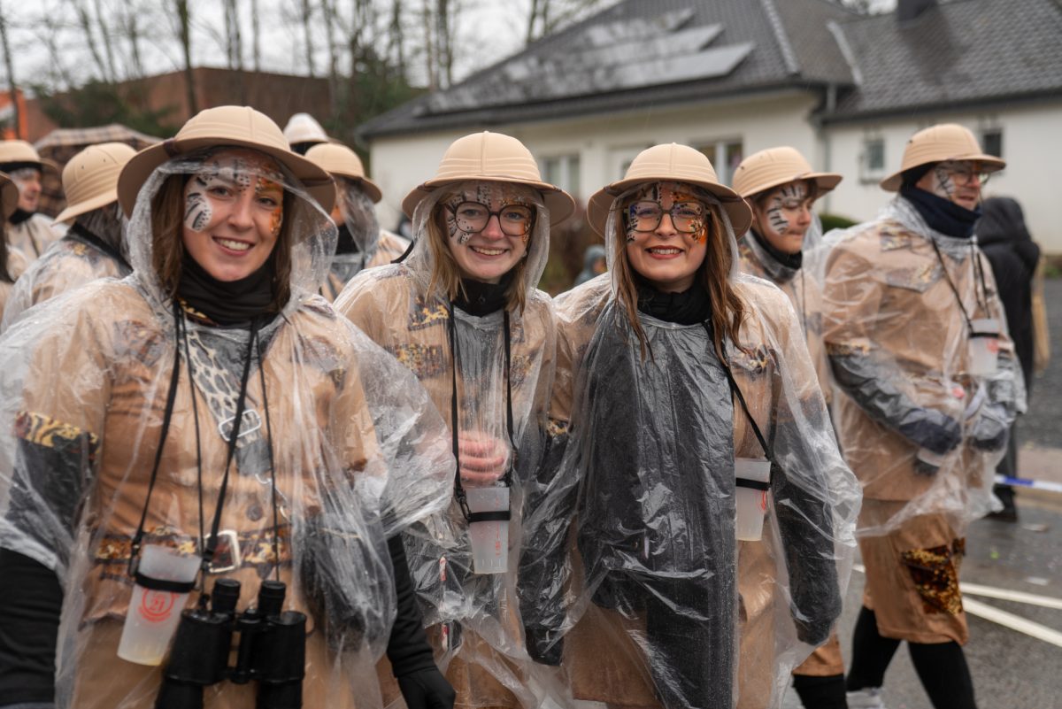 Rosenmontagszug in Kelmis 2026