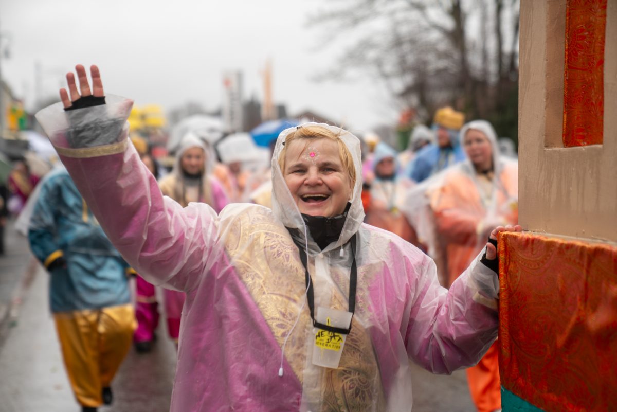 Rosenmontagszug in Kelmis 2026