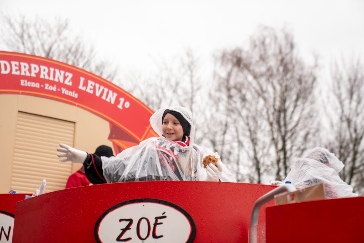 Rosenmontagszug in Kelmis 2026