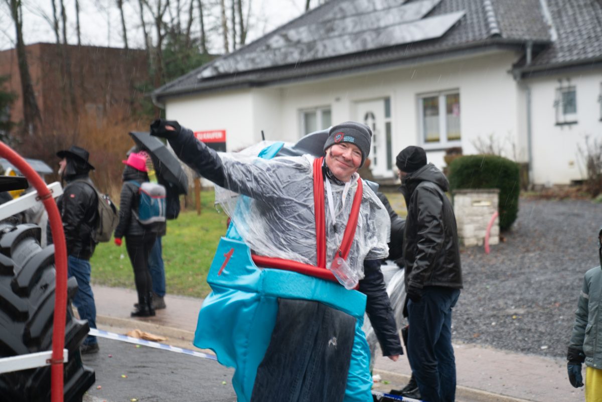 Rosenmontagszug in Kelmis 2026
